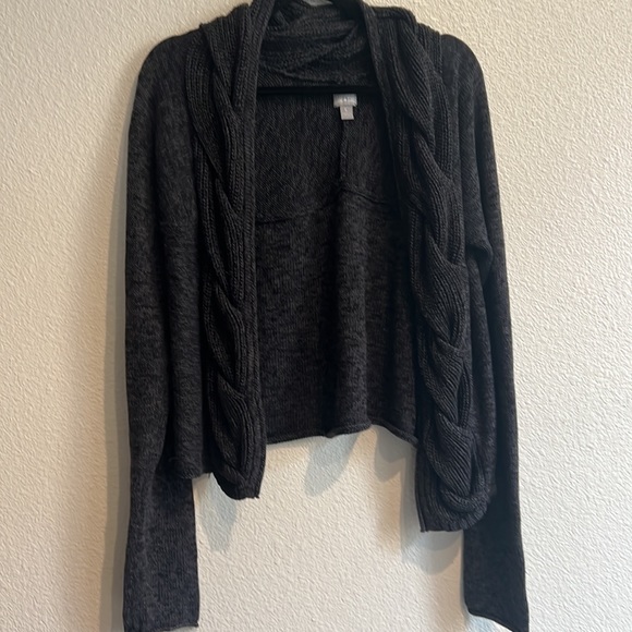 Converse cotton blend cable knit‎ cardigan - Picture 1 of 5